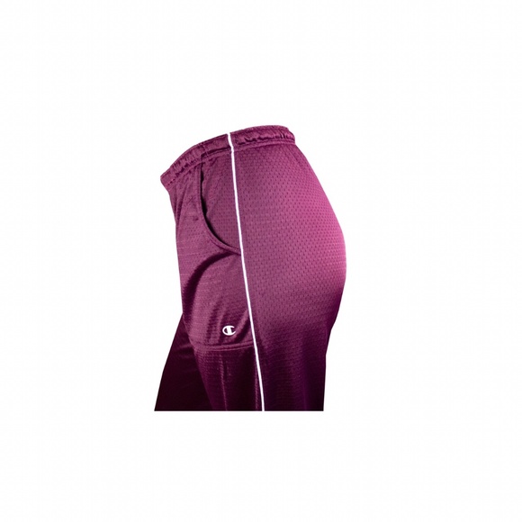 Vintage Y2K Silky Burgundy Champion Capris - Picture 1 of 4
